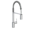 Grifo extensible de cocina, preenjuague, con resorte, monomando, en cromo