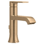 Genta LX Bronzed gold one-handle high arc bathroom faucet