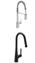 Grifo extensible de cocina, preenjuague, con resorte, monomando, en cromo,87918BL