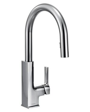 MEZCLADOR COCINA CON PULL- OUT STO CROMO