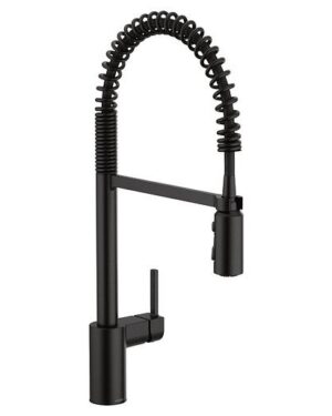 MEZCL COCINA ALIGN SPRING PD NEGRO MOEN