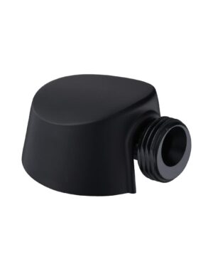 CONECTOR PARED DUCHA TEL. ROSCABLE 1/2" NEGRO