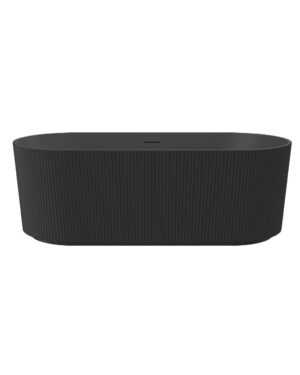 TINA POZZO C970-MB · MATT BLACK · 1700 × 750 × 580 MM