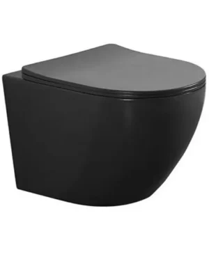 TAZA SANITARIO NEGRO MATE