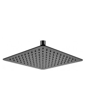 REGADERA NEGRA 25CMS CUADRADA DDVALEN