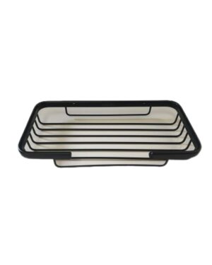 JABONERA REJILLA 21.8x10.8x35cm NEGRA