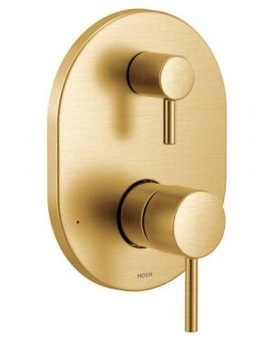 MEZCL CON DIVERTER M-CORE 3 ALIGN BRUSHED GOLD-MOEN