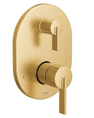MONOCONTROL DUCHA CIA CON DIVERTER BRUSHED GOLD-MOEN