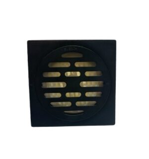 REJILLA PISO 10X10 NEGRO MATE
