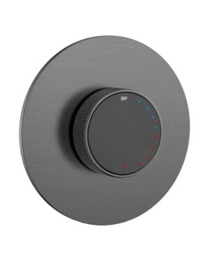 Mezclador de ducha GR044 Empotrado Una Vía Gun Metal - Valen