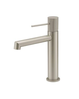 Grifería de lavamanos F10153S Corta Brushed Nickel – Valen