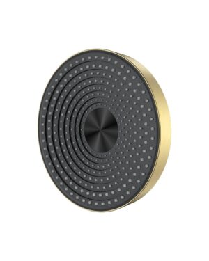 Rociador de ducha de 300 mm, boquillas de silicona l?quida, limitador de caudal de 12 l/min.BG