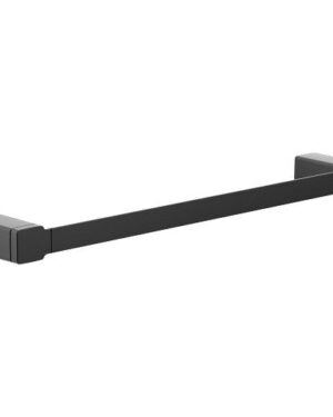 TOALLERO BARRA 18" NEGRO MATE 90°