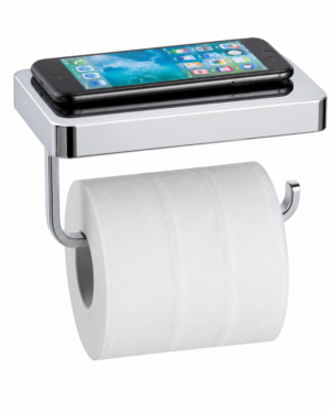 PORTARROLLO CON REPISA LINEA 32700 CROMO