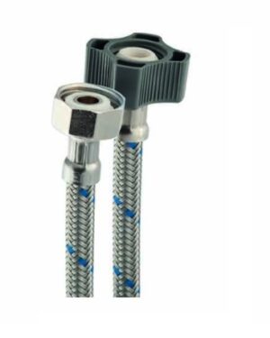 MANGUERA 1/2x1/2" 40 CMS ACERO INOX