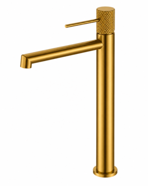 MONOCONTROL LAVAMANOS ALTO DARA BRUSHED GOLD