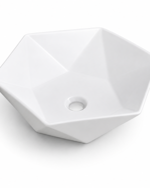 LAVAMANOS HEXAGONO 46x46x15 BLANCO DDVAL