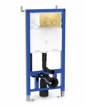 CISTERNA PARA SANITARIO DE PARED SMART BOTON CROMO