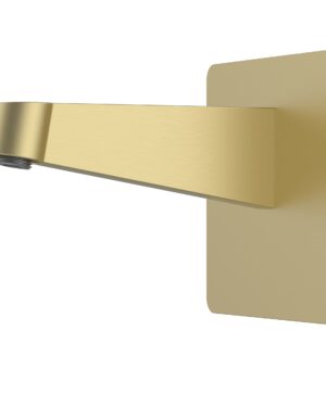 BRAZO DE PARED CON ESCUDO DARA BRUSHED GOLD