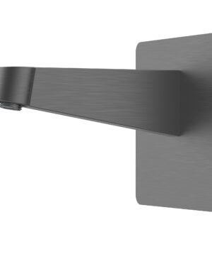 BRAZO DE PARED CON ESCUDO DARA GUNMETAL