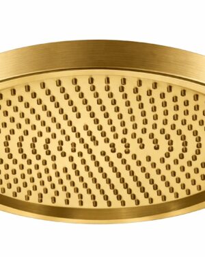 DUCHA REDONDA 30cms METALICA BRUSHED GOLD