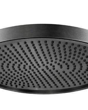DUCHA REDONDA 30cms METALICA GUNMETAL