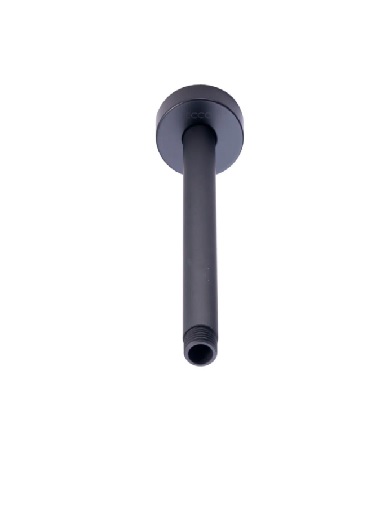 BRAZO DE TECHO REDONDO 10cms NEGRO