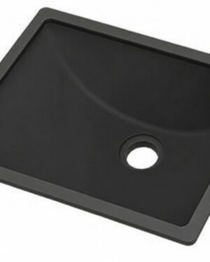 LAVAMANOS DE SUBMONTAR NEGRO DE 380*380*135