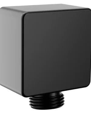 CONECTOR CUADRADO DUCHA TEL NEGRO MATE-MOEN