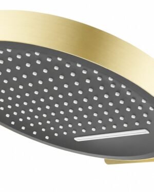 REGADERA DOBLE FUNCION RIVANO BRUSHED GOLD-POZZO