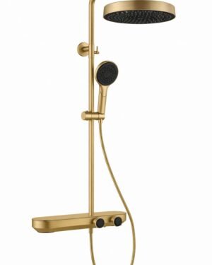 ESTRUCTURA DE DUCHA 048 BRUSHED GOLD
