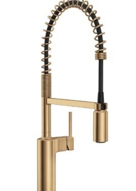 MONOCONTROL COCINA INARA BRONCE DORADO-MOEN